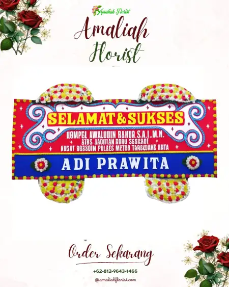 Papan Bunga Ucapan Selamat Dolo