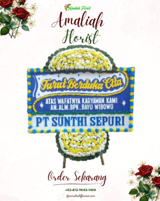 Papan Bunga Duka di Dolo
